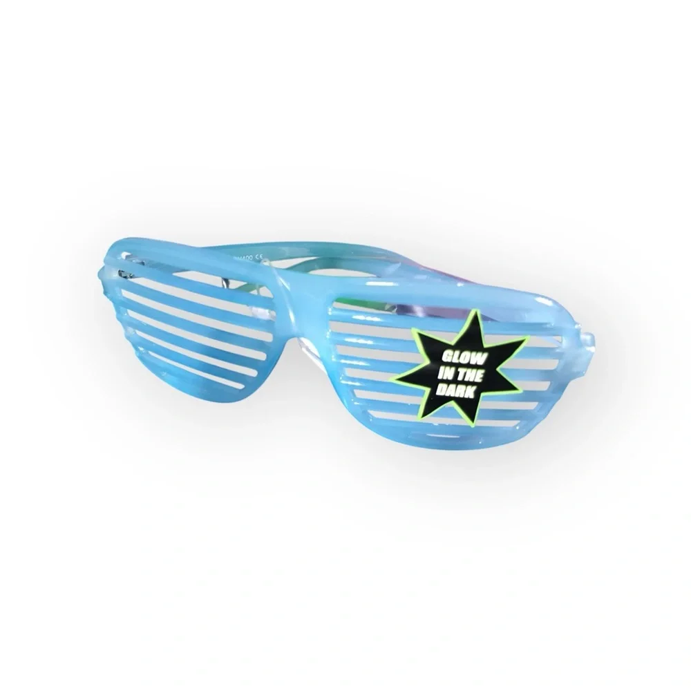 Glow In The Dark Shutter Streetwear Glasses Trending on Socials Deadstock